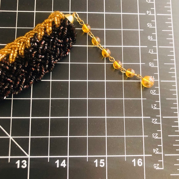 Vintage Demi Parure Garnet Gold Bead Necklace Set - Picture 4 of 14